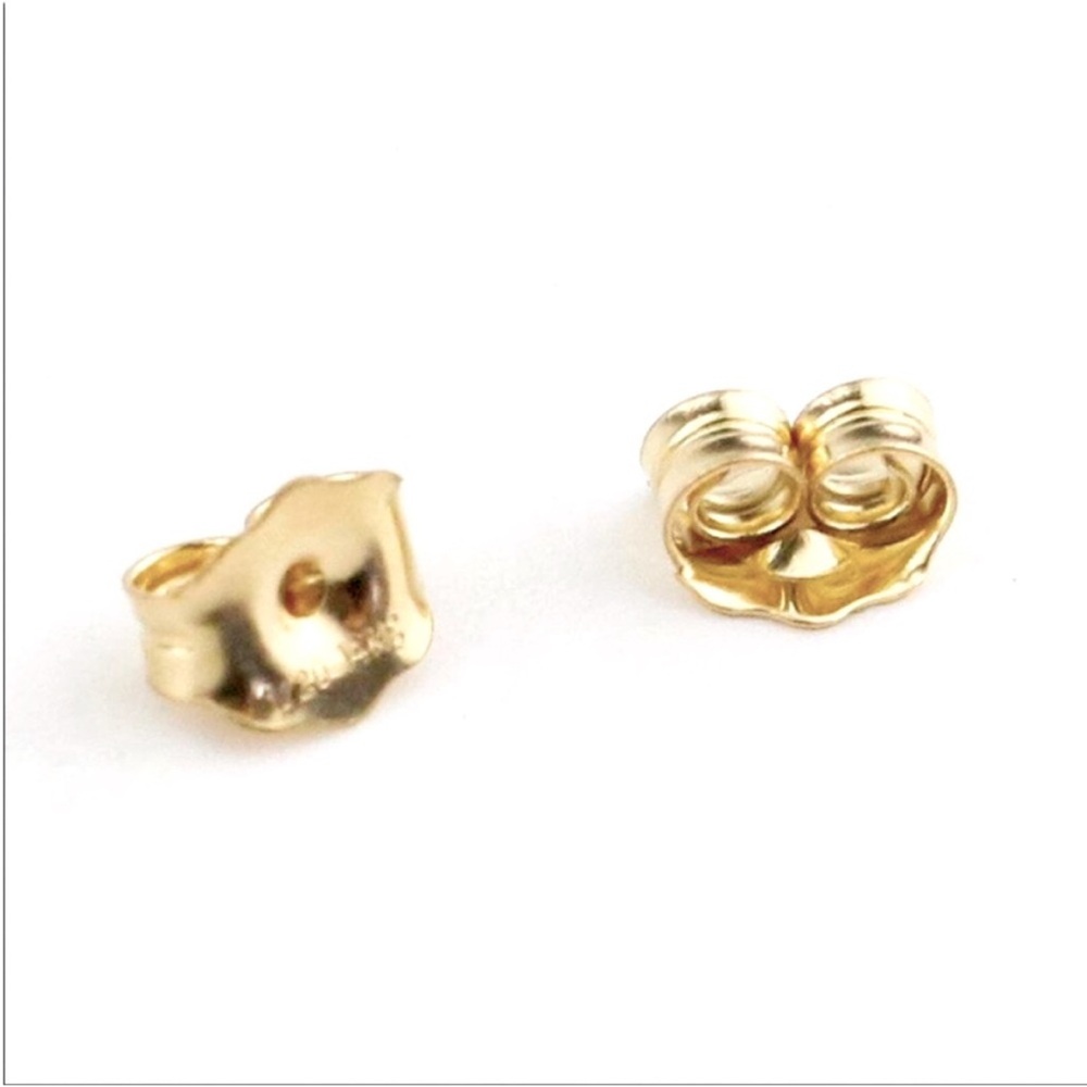 LOW START!🔥14KG Gold Earring Backs
